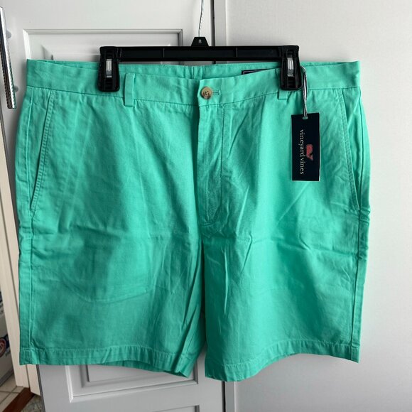 NWT Vineyard Vines Mens' Breaker Shorts Antigua Green - Picture 2 of 6